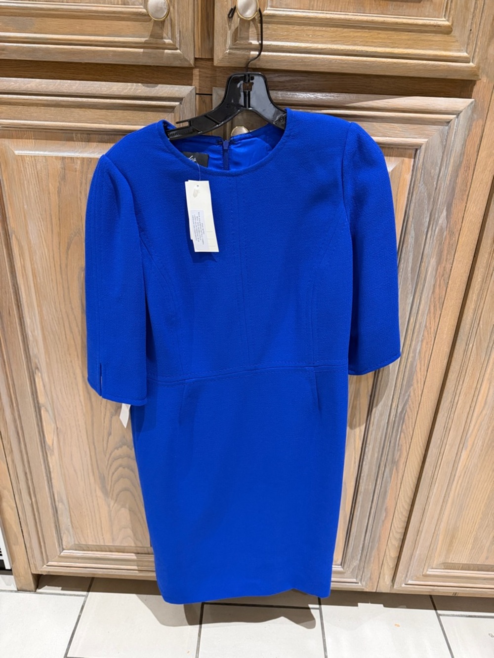 Lourdes Chavez Royal Blue Dress